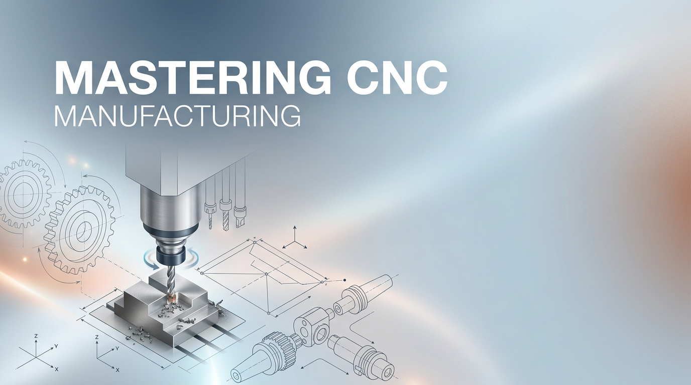 Mastering CNC — AI cover slide
